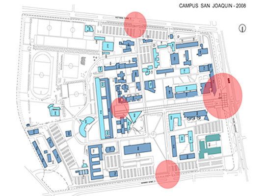 Estudio para el desarrollo de un sistema integrado de señalización de la Universidad
