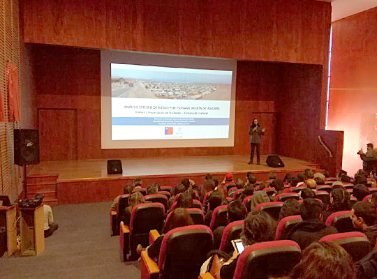 Análisis estudio de riesgo por tsunami, Región de Atacama
