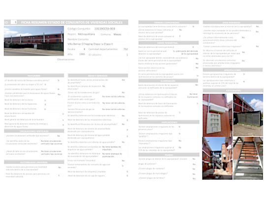 Levantamiento de línea de base sobre el estado de conservación de los bienes comunes en condominios de viviendas sociales de las regiones Metropolitana, de Valparaíso y del Biobío