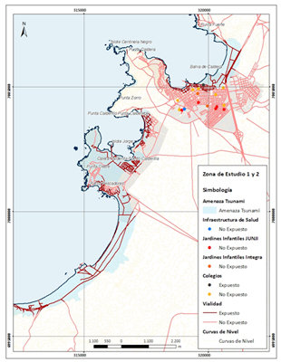 Plan de contingencia y caracterización de los riesgos naturales y antrópicos mediante un estudio multi-amenaza en la comuna de Caldera