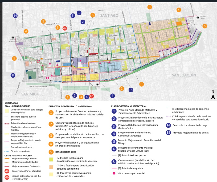 Plan Estratégico de Desarrollo para la Regeneración Urbana – Caso Franklin, Matadero, Biobío